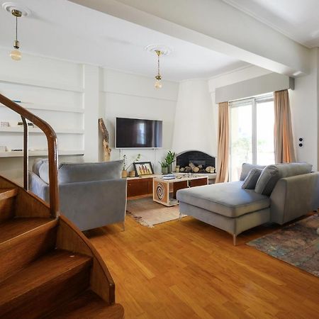 Relaxed Art Deco Maisonette Pagrati Athens Luaran gambar