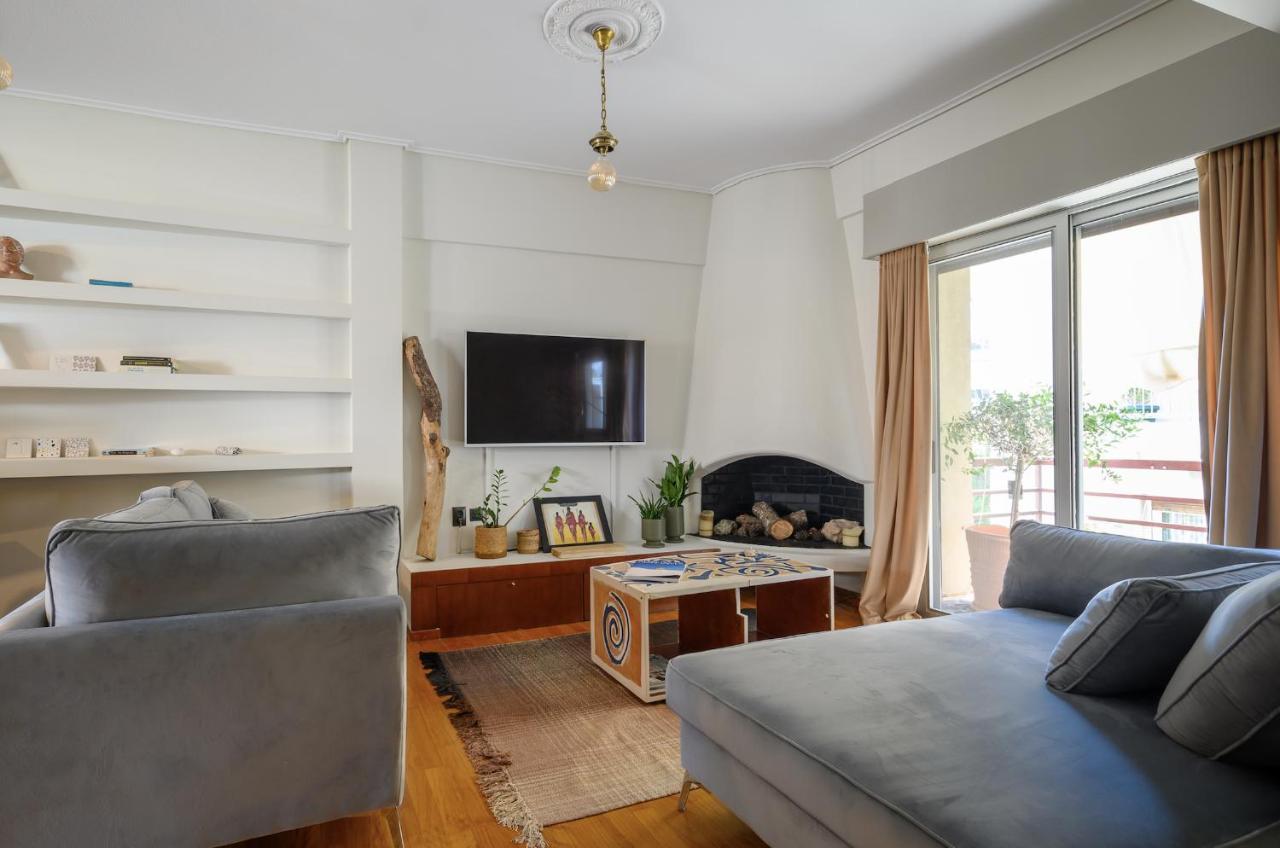 Relaxed Art Deco Maisonette Pagrati Athens Luaran gambar